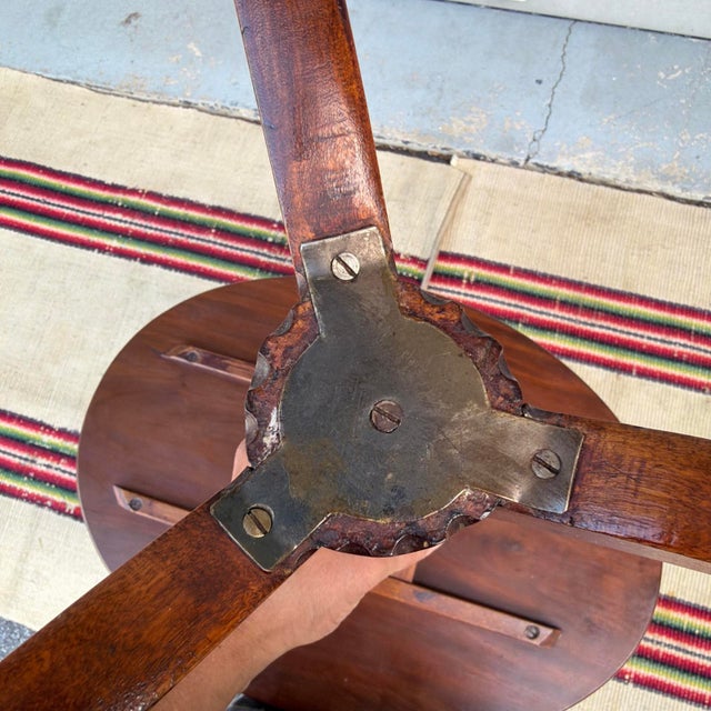 Antique Mahogany & Birch Federal Tilt-Top Spider-Leg Candlestand, New Hampshire or Maine, Circa 1790-1810 For Sale - Image 12 of 17