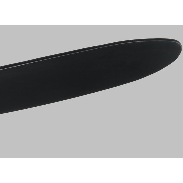 Modern Visual Comfort Fan 88" Maverick Super Max in Matte Black with Matte Black Blades For Sale - Image 3 of 4