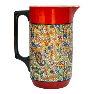 Early 20th Century German Paisley Pitcher