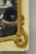 Antique French Louis XV Style Cream & Gold Gilt Drape Ribbon Trumeau Wall Mirror For Sale - Image 10 of 17
