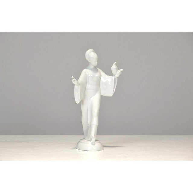 White Porcelain Figure by Adolph Amberg for KPM, Berlin, Germany, 1910s For Sale - Image 8 of 11