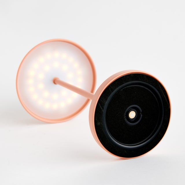 Alluna Cordless Led Lamp 14" - Melon For Sale In Chicago - Image 6 of 7