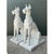 Vintage Solid Cast Cement Great Dane Statues - A Pair For Sale - Image 9 of 13