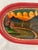 VIntage "Palin" Hand-Painted Shallow Wood Bowl For Sale - Image 4 of 6