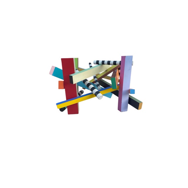 Mid 20th Century Mid 20th Century In the Style of Peter Shire Post Modern Coffee Table For Sale - Image 5 of 5