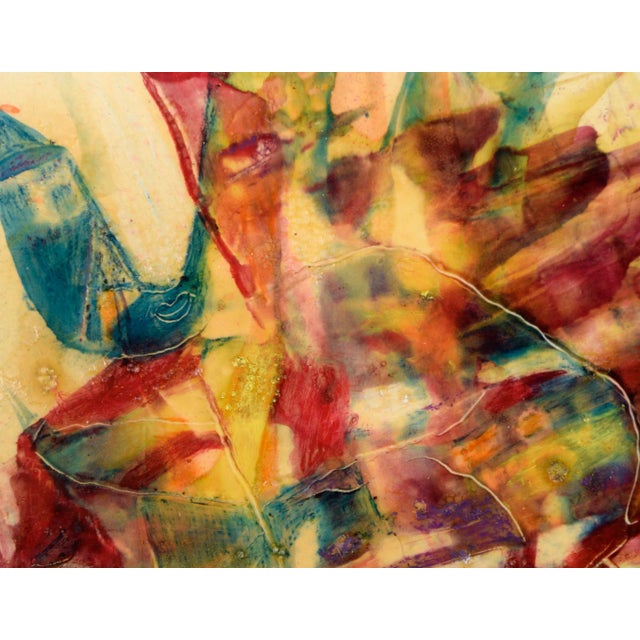 Abstract Expressionism "Evolutions #27" - Abstract Expressionist Composition in Acrylic on Cardstock by William Aldridge For Sale - Image 3 of 10