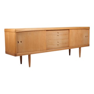 Mid-Century Scandinavian Oak Sideboard by Henry Walther Klein for Bramin, 1950s For Sale