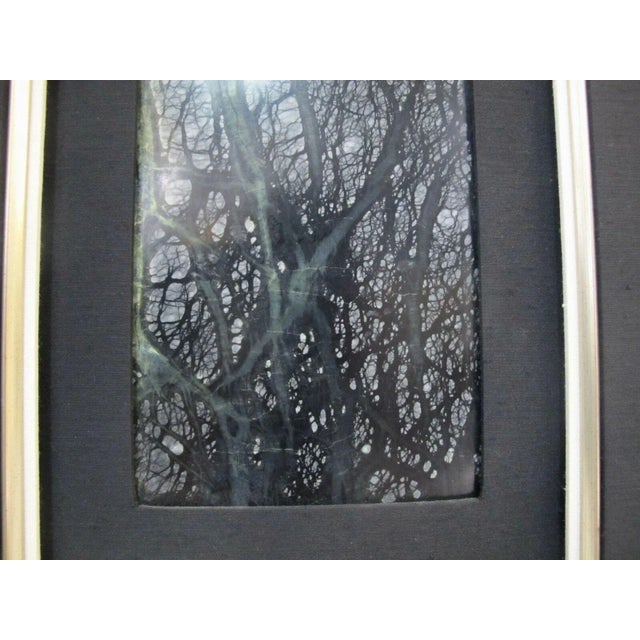 Chinese Chinese Natural Meditational Dream Stone Art Stone Trees Panel For Sale - Image 3 of 6