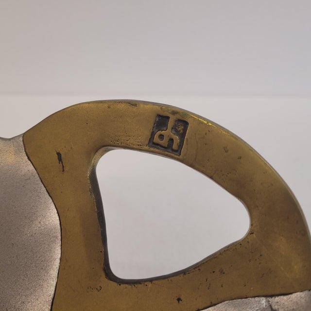 Brutalist Fountain in Brass and Aluminum by David Marshall, Spain, 1980s For Sale - Image 12 of 18