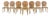 Early 19th Century French Louis XVI Painted Cane Dining Chairs - Set of 10 For Sale