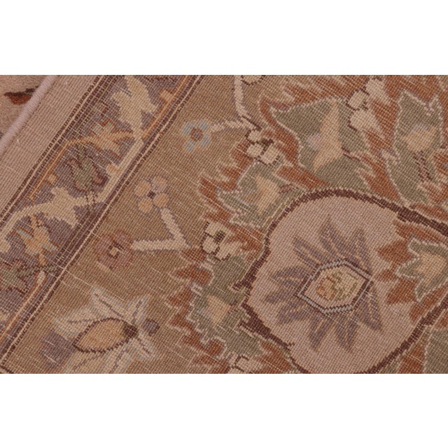 Textile Pak-Persian Lucretia Taupe/Brown Wool Rug - 8'0'' X 10'1'' For Sale - Image 7 of 9