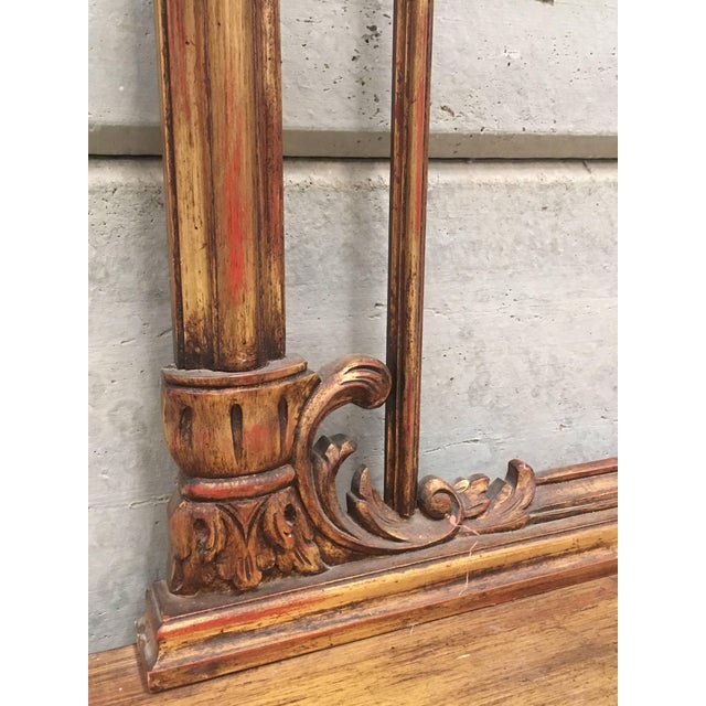 Renaissance Style Carved and Gilded Walnut Pier Mirror and Console Table For Sale - Image 18 of 18