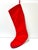 A festive wool needlepoint stocking with a red velvet back. It’s a well-made heirloom piece. Dimensions (approximate) 20”...
