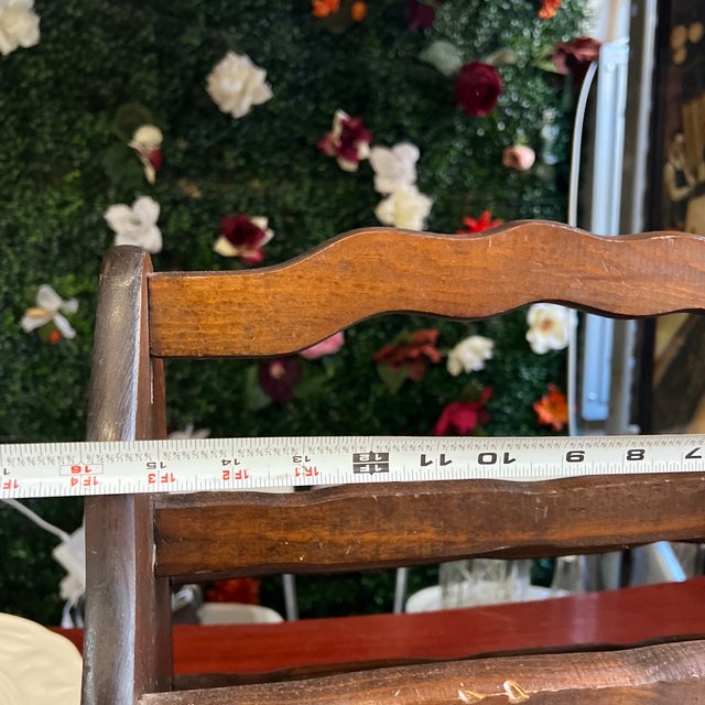 1970s Country Living Wooden Magazine Rack For Sale - Image 4 of 12