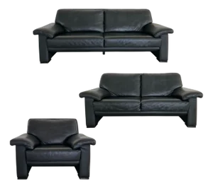 Living Room Set from W. Schillig, 1980s, Set of 3