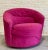 Pink Pink Postmodern Swivel Lounge Chair / Armchair, C. 1980's For Sale - Image 8 of 13