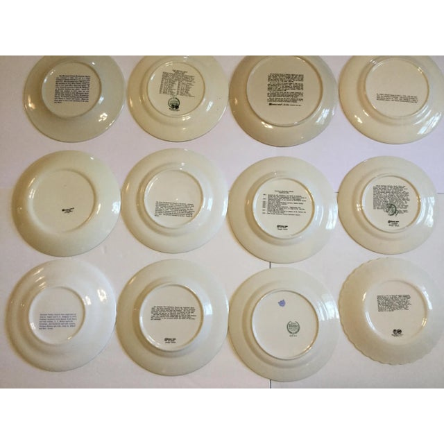 Vintage Mid-Century Alabama Church Plates - Set of 12 For Sale - Image 4 of 13