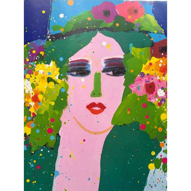 Walasse Ting (1929–2010), Galerie Moderne Silkeborg, Exhibition Poster, 1986 For Sale - Image 10 of 11