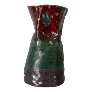 90's Jonathan Bergeron Art Pottery Vase