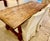 Early 20th Century Antique Italian Trestle Table in Walnut With Iron Stretcher For Sale - Image 5 of 5