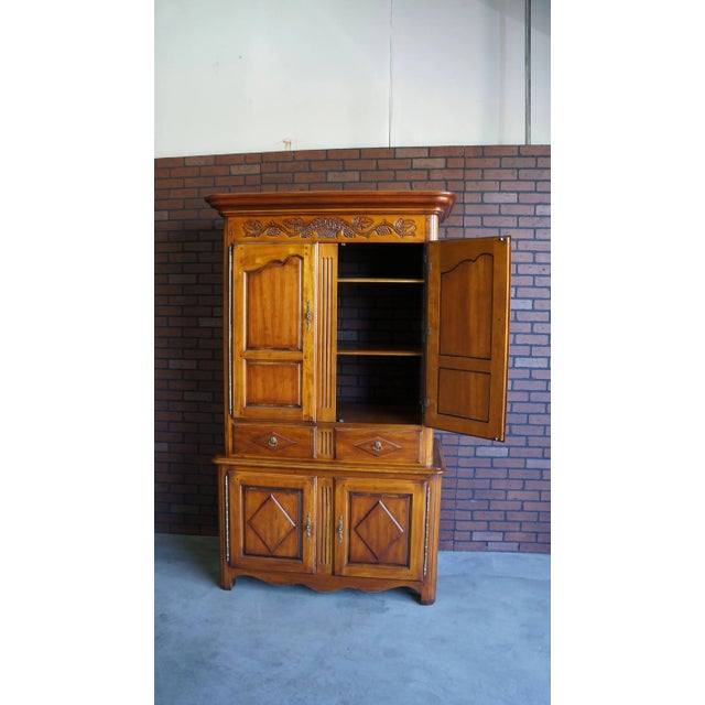 Late 20th Century Country French Armoire ~ Tv Cabinet For Sale - Image 5 of 8