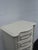 French Shabby Chic Painted Carved Tall Narrow Lingerie Jewelry Chest 6406 For Sale - Image 4 of 18