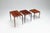 Mid-Century Modern Nesting Tables in Santos Rosewood by Johannes Andersen for CFC Silkeborg, Denmark, 1960, Set of 3 For Sale - Image 3 of 15