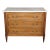 Faded Mahogany White Carrara Marble Jansen Style Directoire Style Commode For Sale