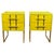 Contemporary Yellow Bedside Tables from Justfurnituress SRL, Set of 2 For Sale - Image 3 of 7