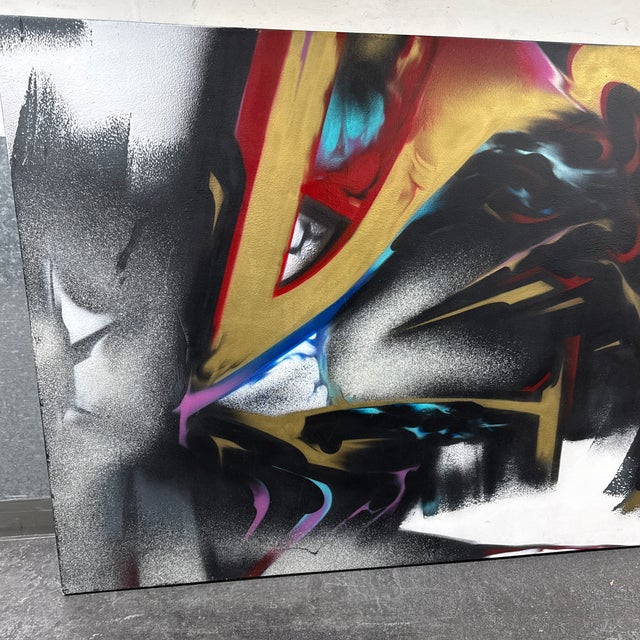 Original Graffiti "#107 Vapor"Abstract Painting For Sale - Image 10 of 12