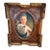 Classical Portrait Wall Art of a Young Girl – Ornate Carved Wood Frame With Gold Leaf Details For Sale