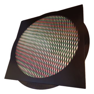 Carlos Cruz-Diez, Chromointerference Manipulable, 1980s, Aluminum For Sale