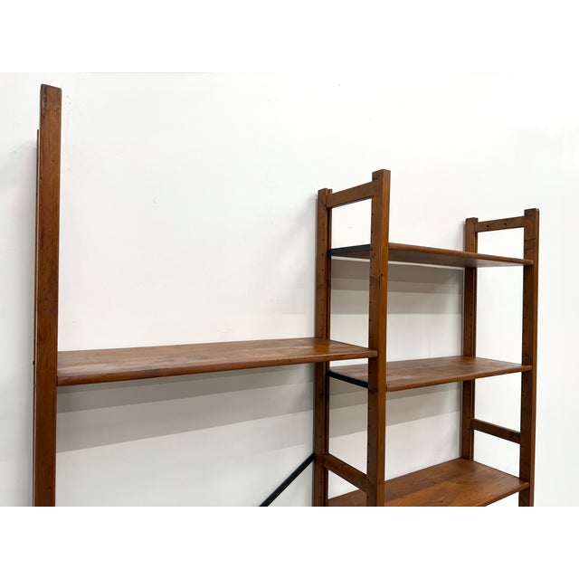 Modernist Bookcase in Pine, 1950s For Sale - Image 17 of 18