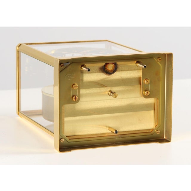 Atmos Clock with Black Dial by Jaeger LeCoultre, 1965 For Sale - Image 13 of 15