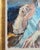 Carlo Striccoli, Woman Alone with Her Thoughts', 1960s, Oil on Canvas For Sale - Image 6 of 18