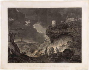 After Richard Wilson, Halcyon is Desperate at the Sight of Ceyxs, 1775, Etching