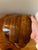 Brown 1960s Mid-Century Modern Solid Walnut Apple Ice Bucket With Silverplate Claw Tongs For Sale - Image 8 of 13
