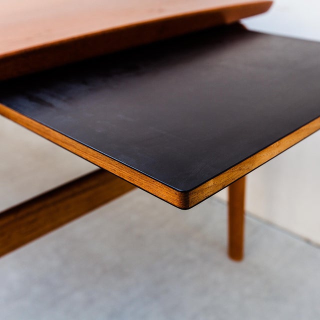 Wood 1950s Restored Solid Teak Coffee by Hvidt and Molgaard-Nielsen, Fd 640, Danish Mid Century Modern For Sale - Image 7 of 18