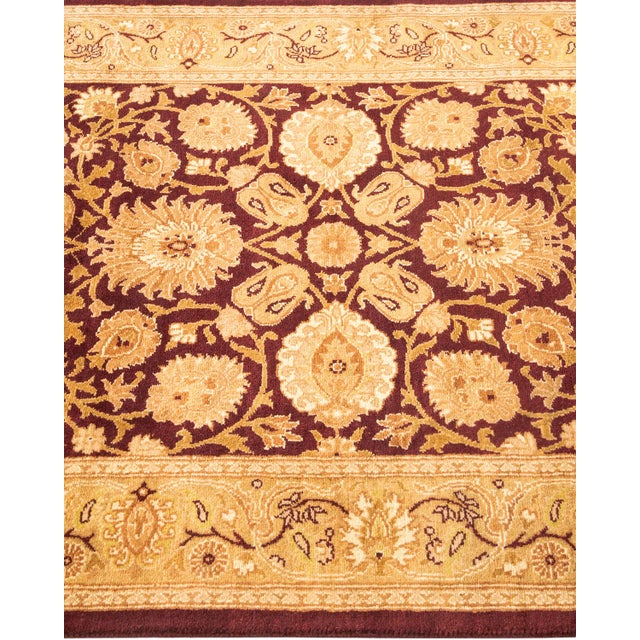 Solo Rugs Mogul, One-of-a-Kind Hand-Knotted Runner Rug - Red, 2' 7" x 11' 10" For Sale - Image 4 of 8