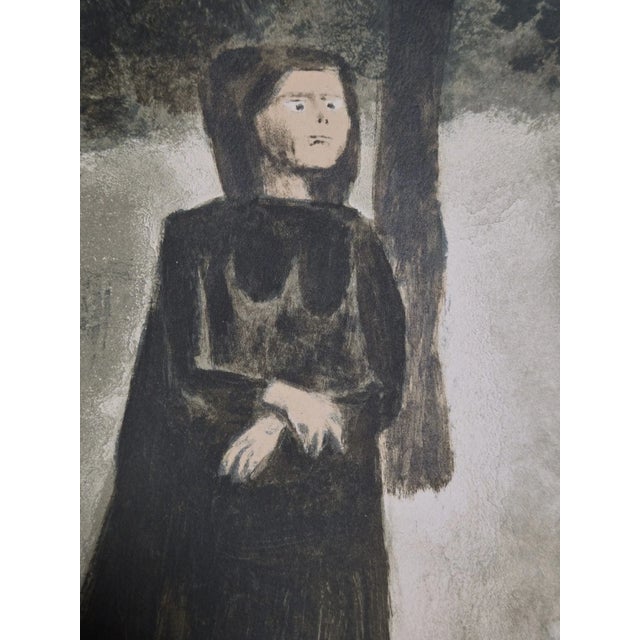 Framed 1963 "Profane and Sacred Love" by Federico Castellón W/ Time Capsule Back For Sale - Image 11 of 12