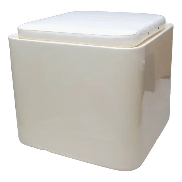 Fiberglass Coffee Table or Stool, 1960s For Sale