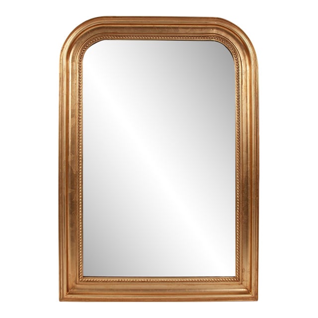 The French Philippe Vanity Mirror, Gold Leaf For Sale