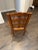 Century Furniture Century Furniture “Town & Country” Dining Chairs – Robert Allen Fabric & Bison Nutmeg Leather For Sale - Image 4 of 12