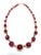 Bochic “Capri” Vintage Natural Ruby, White Topaz & Peridot Necklace Set in 18K & Silver Natural Red Ruby - 32 Carats...