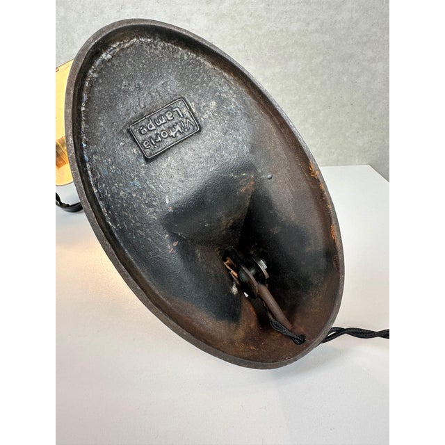 Art Deco Viktoria Enamel Table Lamp For Sale - Image 6 of 10