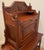Brown Antique Victorian Art Nouveau Carved Walnut Secretary Desk, Late 19th Century For Sale - Image 8 of 8
