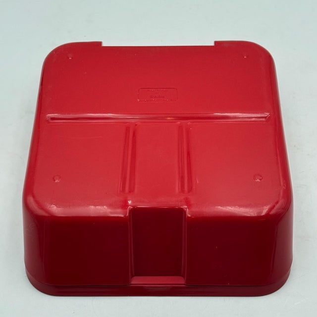 Space Age Portable Vanity Box in Red by Makio Hasuike for Gedy, 1970s For Sale - Image 6 of 11