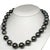 Metal Diamond Tahitian Pearl Necklace 14k Gold Certified For Sale - Image 7 of 9