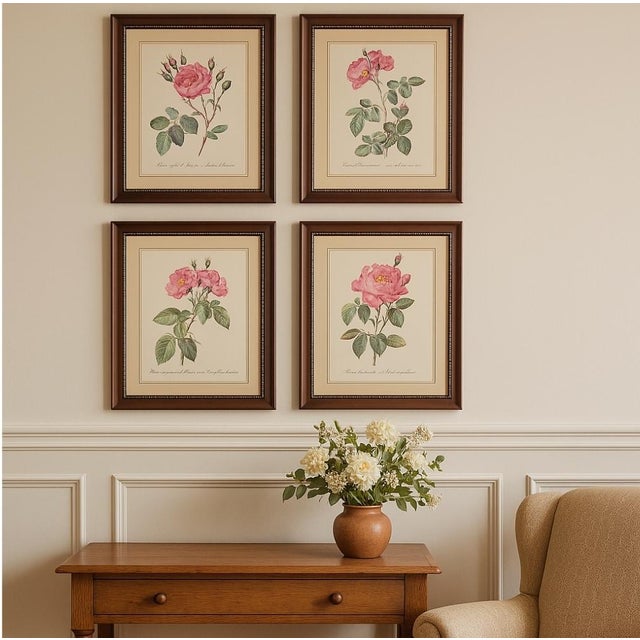 Anastatic lithography from the famous engravings by: Pierre-Joseph Redouté (July 10, 1759 - June 19, 1840) was one of the...