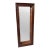 Small Vintage Wooden Wall Mirror For Sale